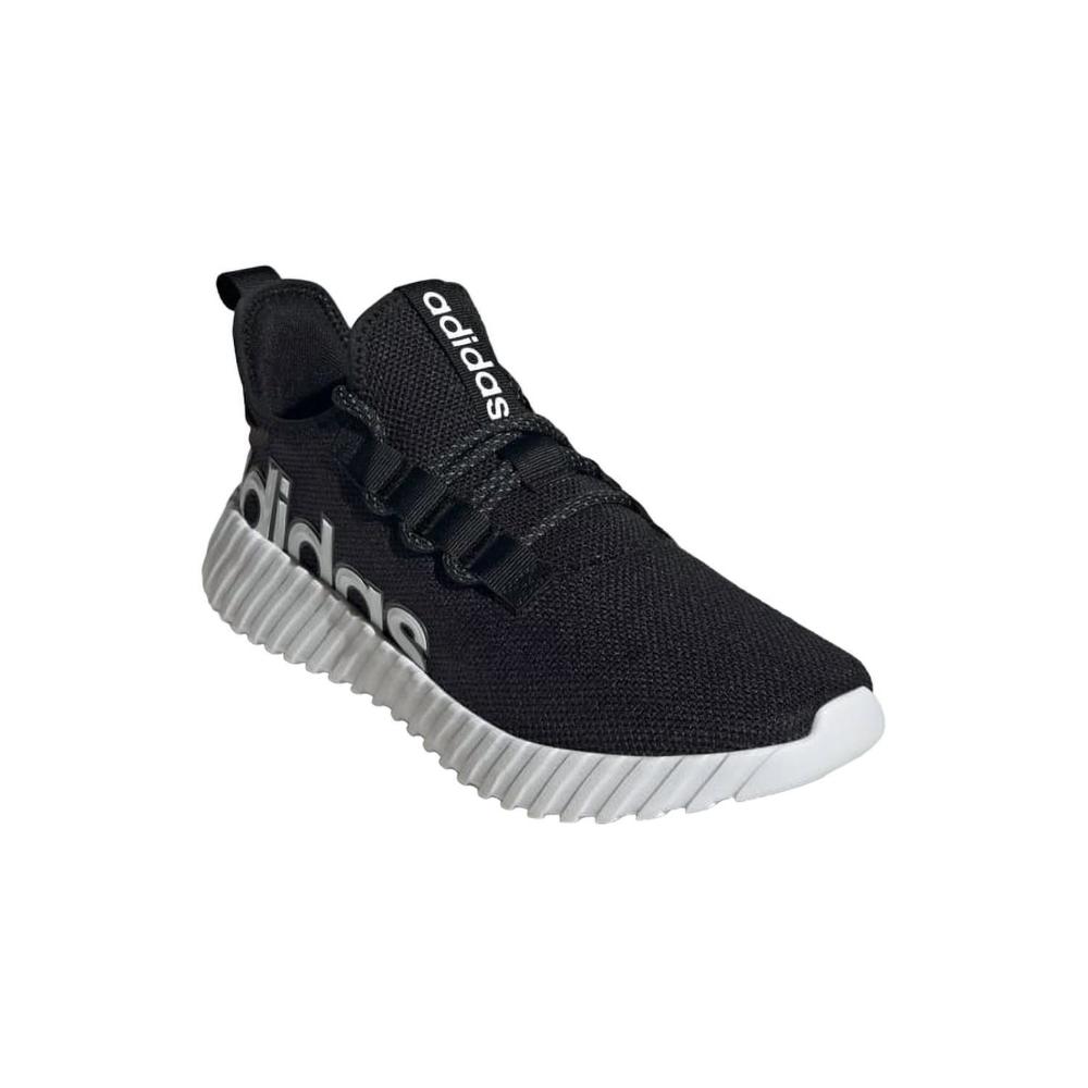 NEW ADIDAS men's kaptir 3.0 sneaker - medium width in core black/cloud white - Picture 2 of 4